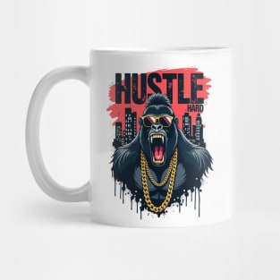 Hustle hard - Hustle hard: Fierce Gorilla Street Style Mug